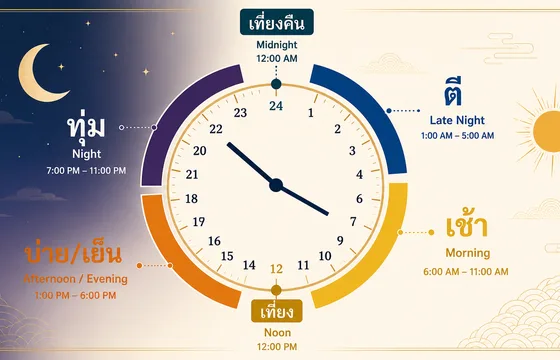 Telling Time in Thai: The Complete Guide to the Thai Clock System