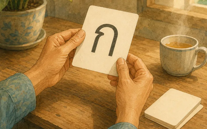 Flashcards on RianThai: how they work and how to use them